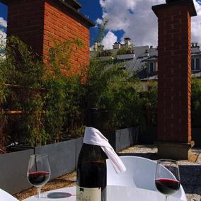 terrasse sur le toit 
