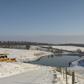 Domaine d'Escapa_vue lac sous la neige