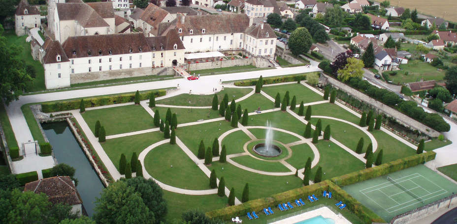Château de Gilly - Vue aérienne