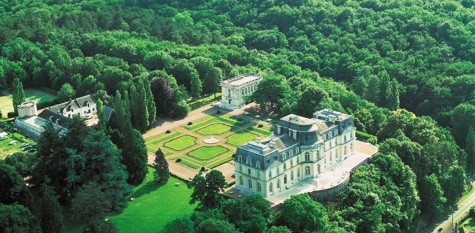 Château D'Artigny - Vue aérienne