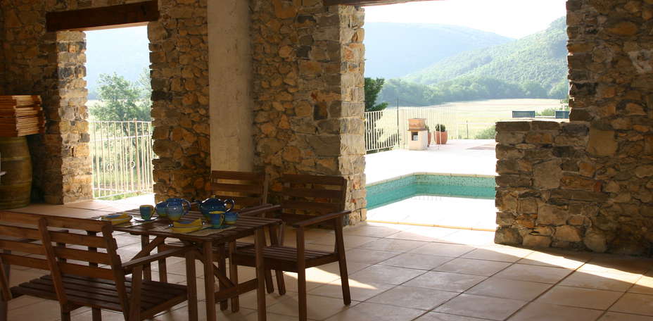 Mas de Luzière - Terrasse