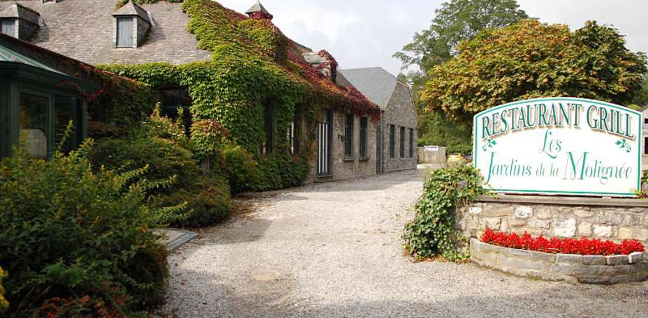 Les Jardins de la Molignée - Vue de l'hôtel