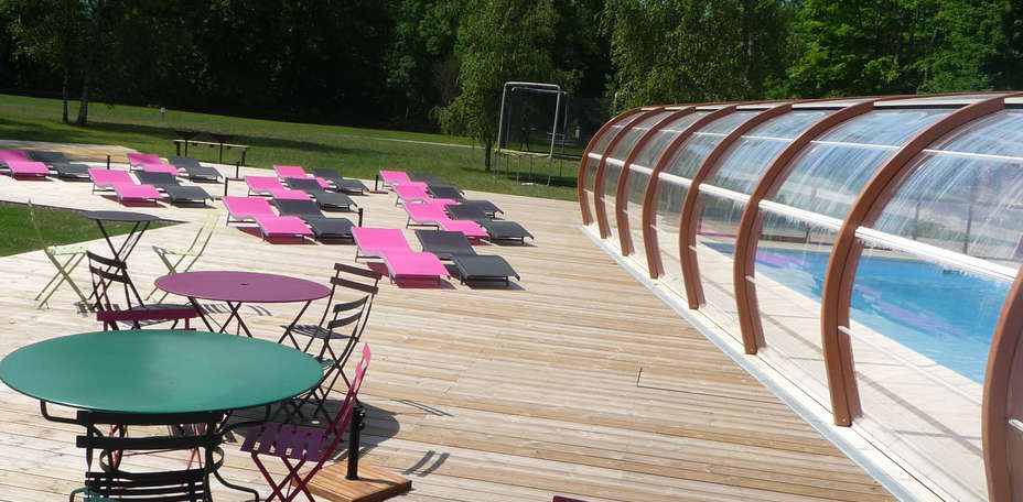 Roulottes et Cabanes de la Champagne - Piscine int&eacute;rieure