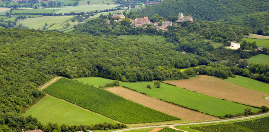 La Montagne de Brancion - Vue aérienne