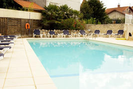 Hôtel Le Dauphin - Arcachon - Piscine ext&eacute;rieure