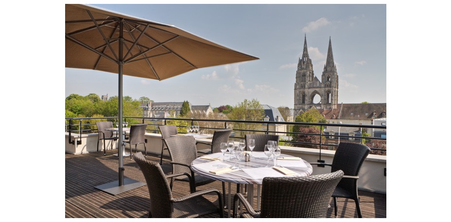 Best Western Hôtel des Francs - terrasse