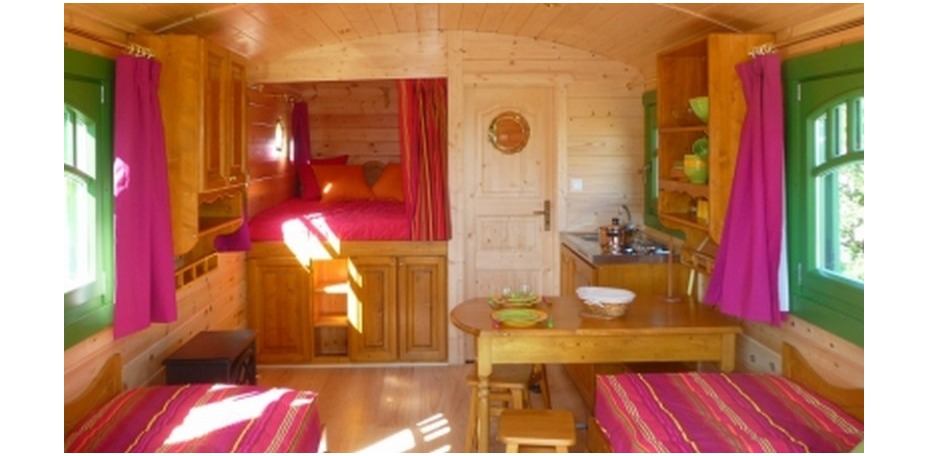 Roulottes de charme - Chambre standard