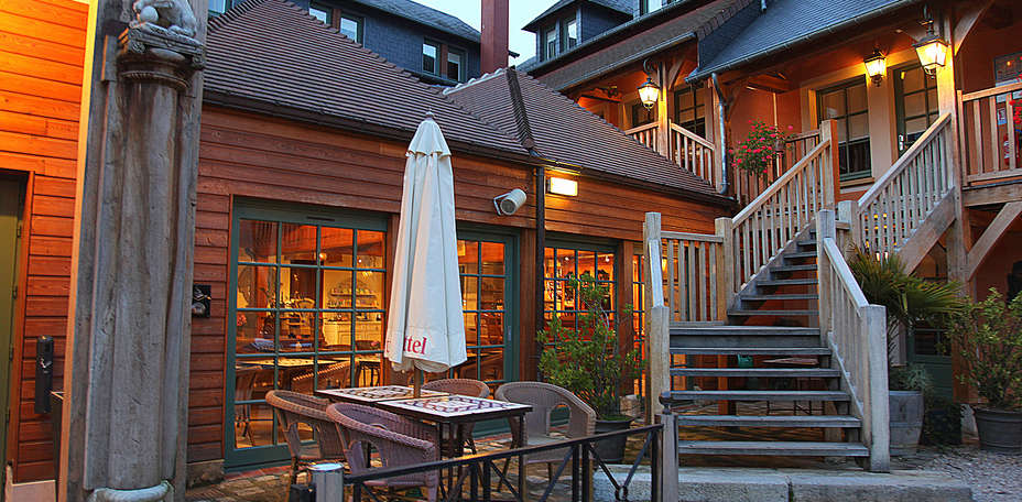 Hôtel le Lion d'Or - Terrasse