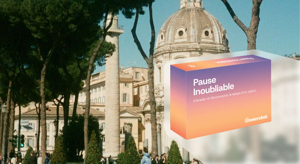 Coffret cadeau '3 jours dans une grande ville Européenne ' de Weekendesk pour un citytrip en Europe.