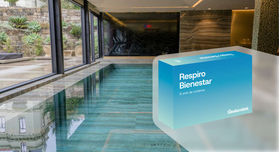 Caja regalo 'Minivacaciones relajantes' de Weekendesk, ideal para un fin de semana con spa para dos personas.