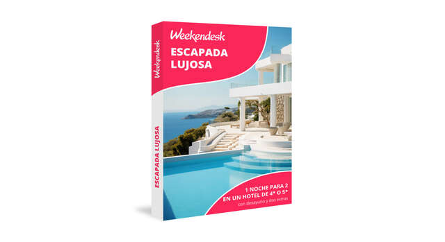Caja 'Escapada lujosa' de Weekendesk, el regalo escapada de lujo perfecto para una noche inolvidable.