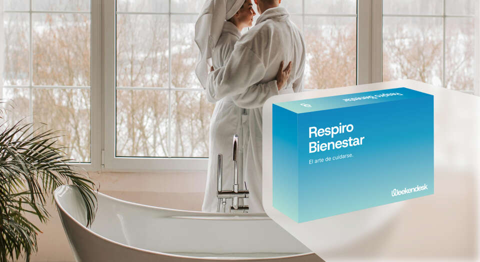 Caja regalo 'Finde mágico' de Weekendesk, la experiencia perfecta para una escapada con cena y spa.