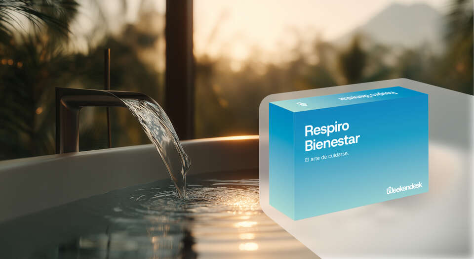 Caja regalo 'Escapada con spa' de Weekendesk, el regalo escapada relax ideal para dos personas.