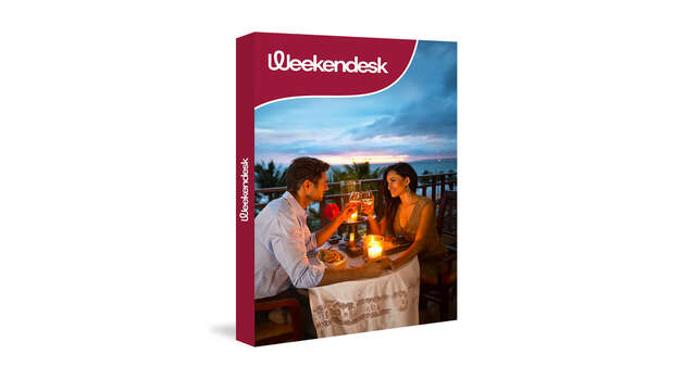 Coffret cadeau 'Mini-vacances gourmandes d'exception' de Weekendesk, l'expérience parfaite de deux nuits avec dîner inclus.