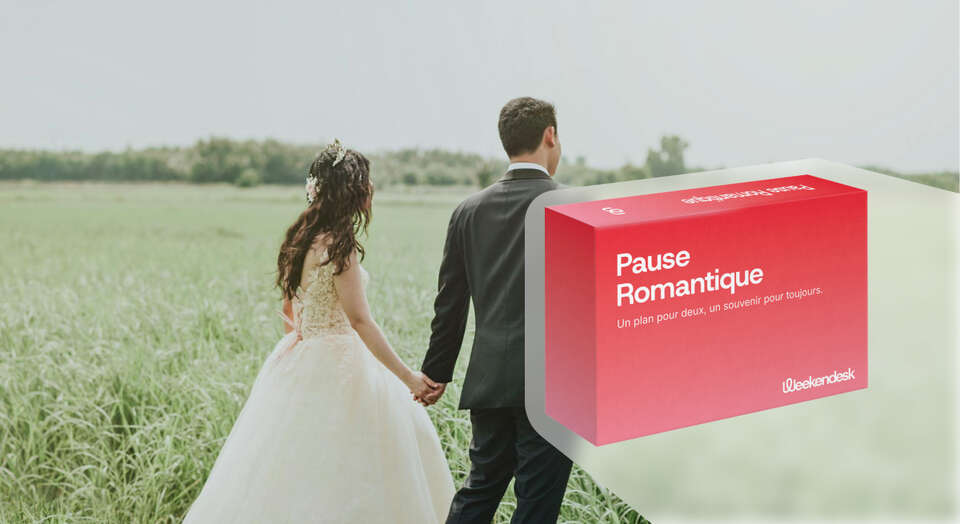 Coffret cadeau 'Vive les mariés ! Week-end d'exception' de Weekendesk, le parfait cadeau de mariage pour un couple.