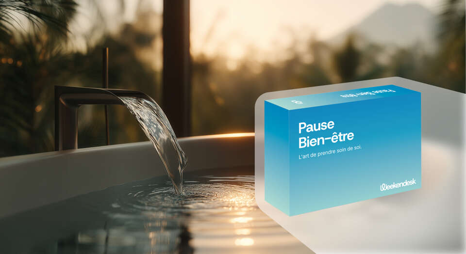 Coffret cadeau 'Week-end spa d'exception' de Weekendesk, le cadeau d'escapade détente idéal pour deux personnes.