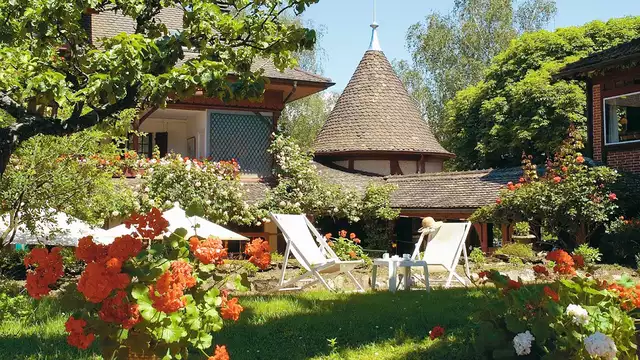 Evasion avec vue sur le lac, sur les berges du lac Léman