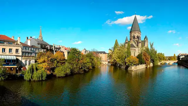 Week-end sur les berges de la Moselle à Metz