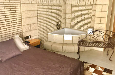 Gezinsuitje in een vierpersoonskamer in een kasteel in Zaragoza