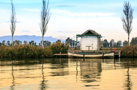 Pause de charme dans la réserve naturelle du delta de l'Ebre