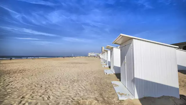 Uitwaaien aan het strand van Oostende