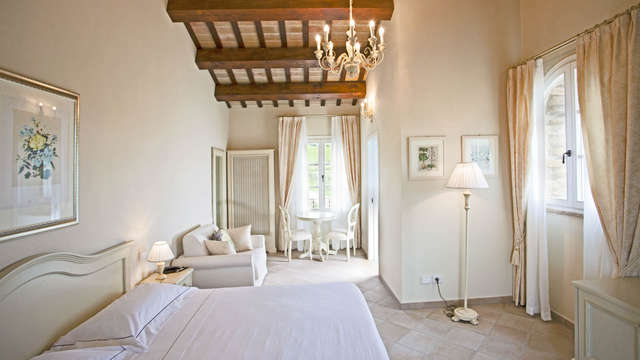 Habitación doble clásica vista a los jardines