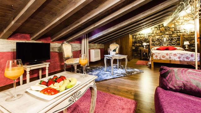 Para los más románticos: Junior Suite con jacuzzi privado en la habitación