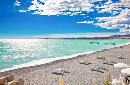 Ontsnap aan zee in Nice