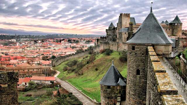 Recorre las calles históricas de Carcassonne