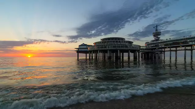 Strand, zee en diner in Scheveningen