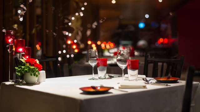 Dîner aux chandelles