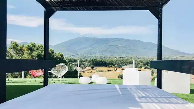 Relax totale in coppia, spa esterna e jacuzzi esterna nel Montseny