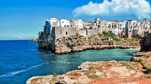 Desconexión en la costa Mediterránea de Apulia