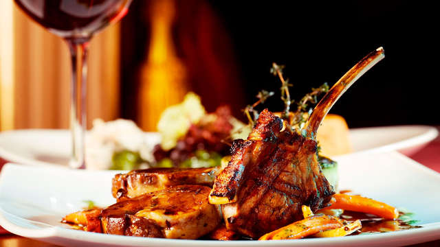 1 Dîner 3 plats pour 2 adultes