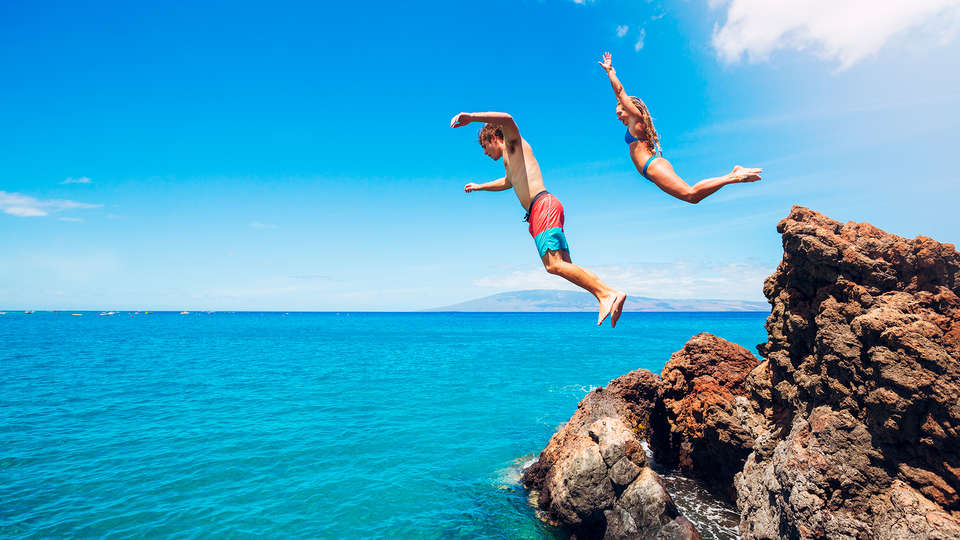 Decouvrez le bleu cristal de Platja d Aro en famille ou amis dans un appartement de deux chambres