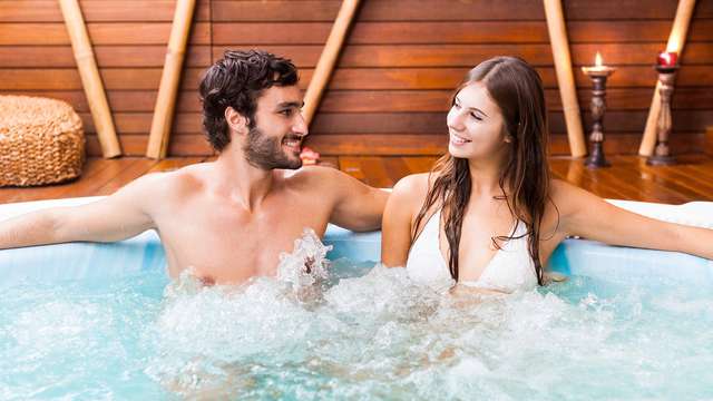 Relax total en pareja con Spa Privado y cóctel en pleno Montseny (Adults Only)