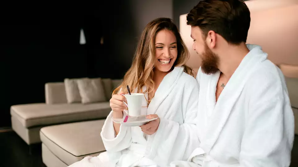 VIP Liefde is Samen op weekend met wellness en cava