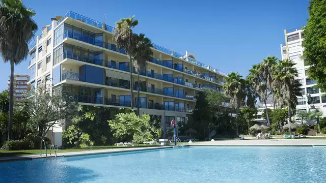Appartamento sulla costa andalusa a Benalmádena con un bambino incluso