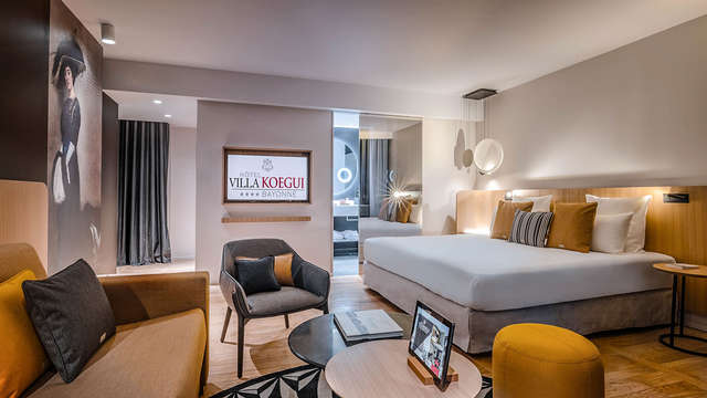 Fuga romantica in suite 4* con cena e sauna a Bayonne