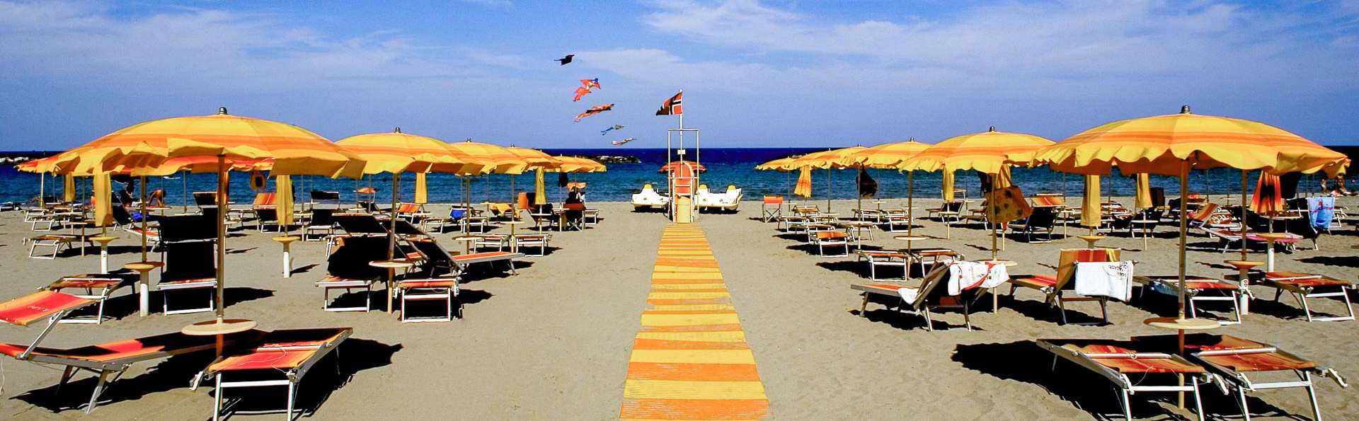 Week-end à la mer, au milieu du sable et du soleil de Rimini