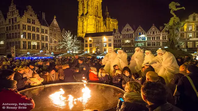 Kerstmarkt Antwerpen is een route door de binnenstad