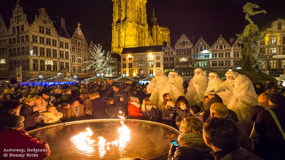 Early Kerstshopping in hartje Antwerpen