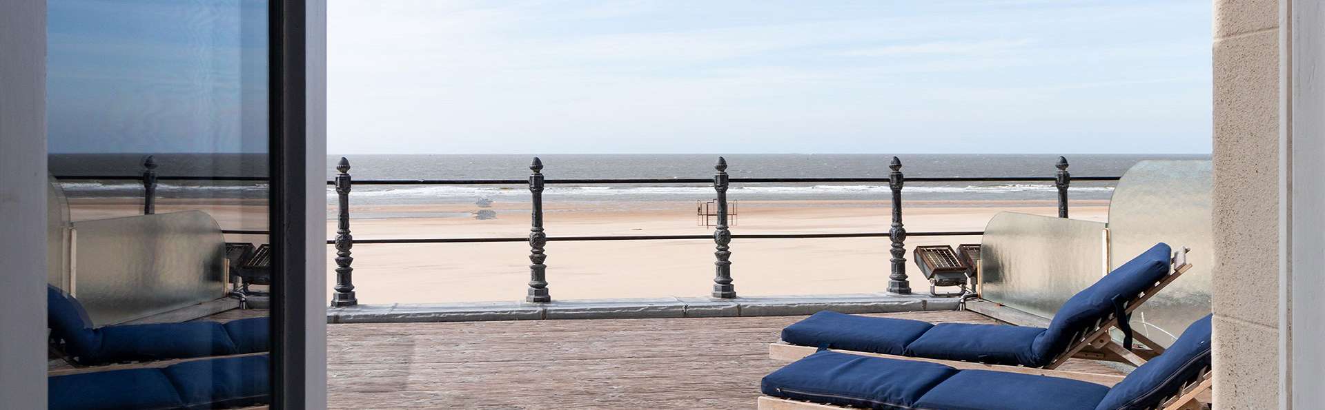 Romanticismo y sauna con vistas al mar en Ostende