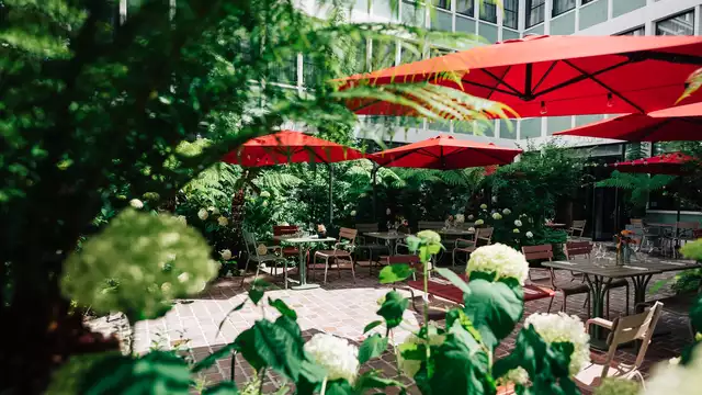 Romanticismo en un hotel de diseño en París, con champán, bombones y salida tardía