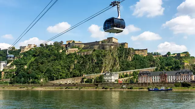 Elegante hotel, excursiones en teleférico y hermosa naturaleza a orillas del Rin en Coblenza (2 noch