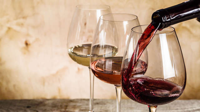 Dégustation de vins pour 2 adultes