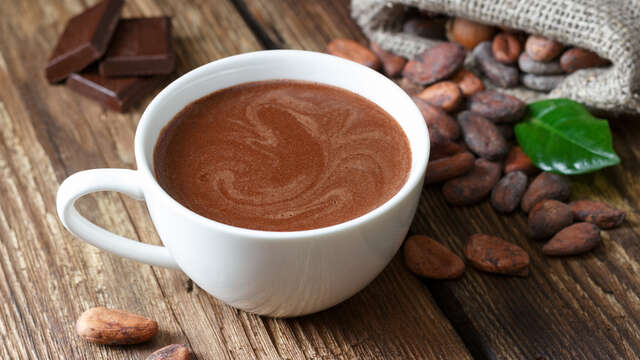 Tasse de chocolat chaud