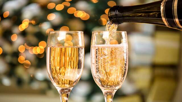 Coupe de champagne pour 2 adultes