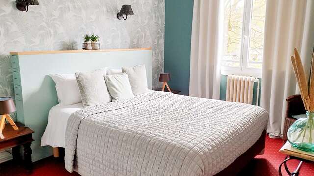 chambre double confort vue jardin