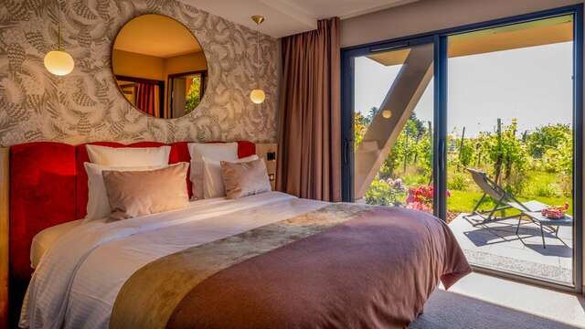 Suite deluxe vista a los jardines